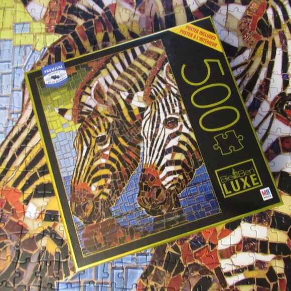 Zebra Glass Puzzle - Picture 1 of 14